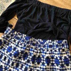 Jcrew patterned stretchy shorts